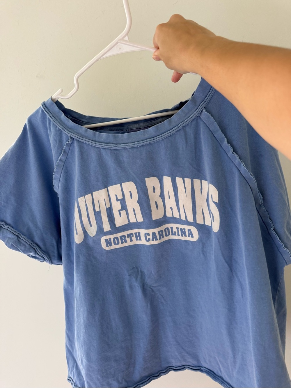 Outer Banks North Carolina  Blue Graphic Tee
